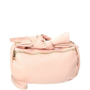 Persaman New York Hanna16 Leather Clutch, Pink